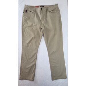 Gramicci Performance Twill Pants Mens 40x30 Khaki Tan Straight Fit Chino Outdoor